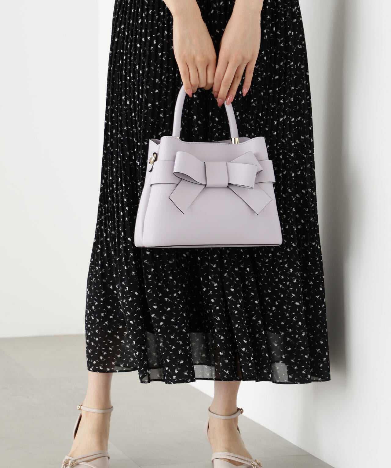 フロントリボンバッグ【ラベンダー:WEB限定】