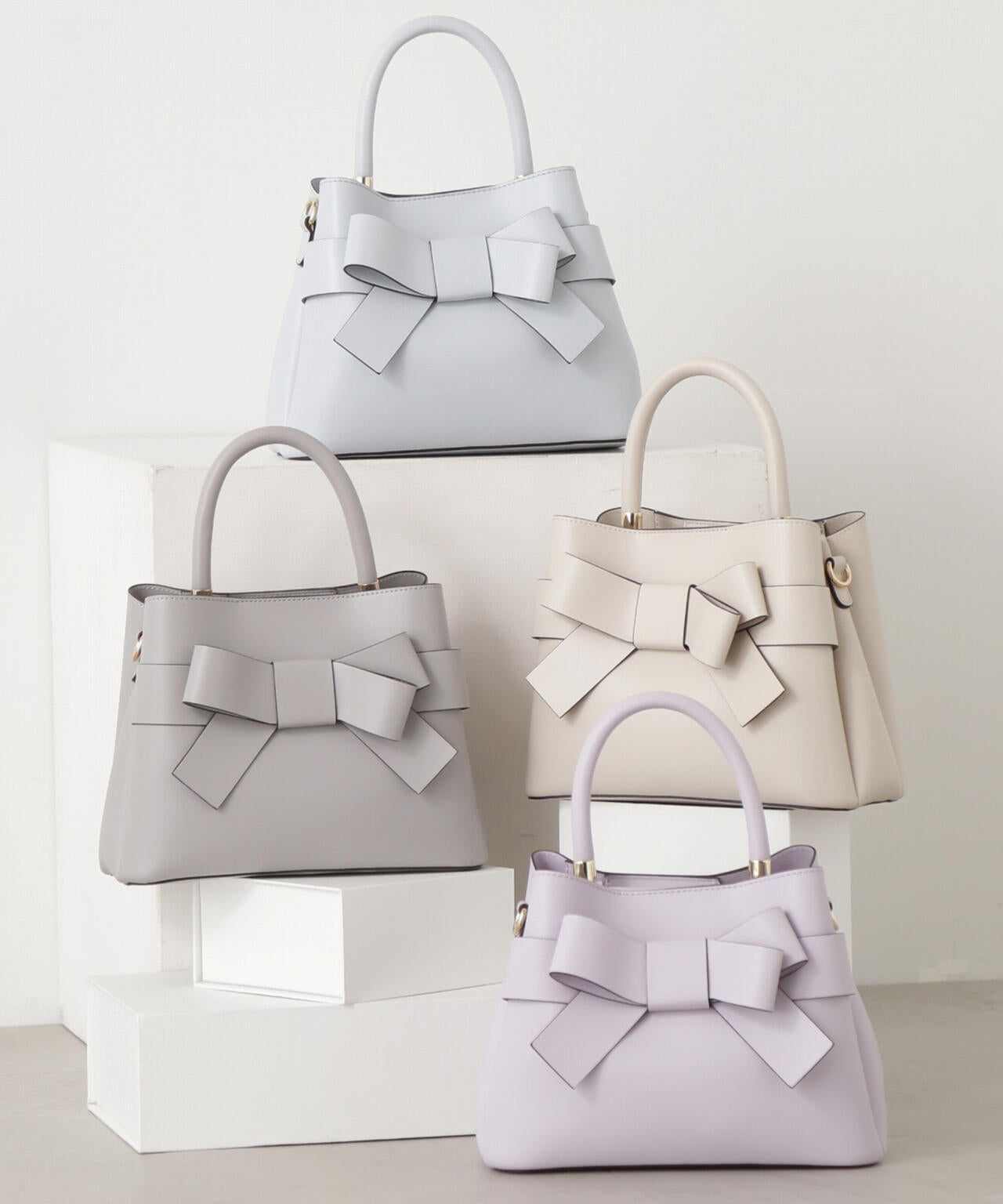 フロントリボンバッグ【ラベンダー:WEB限定】