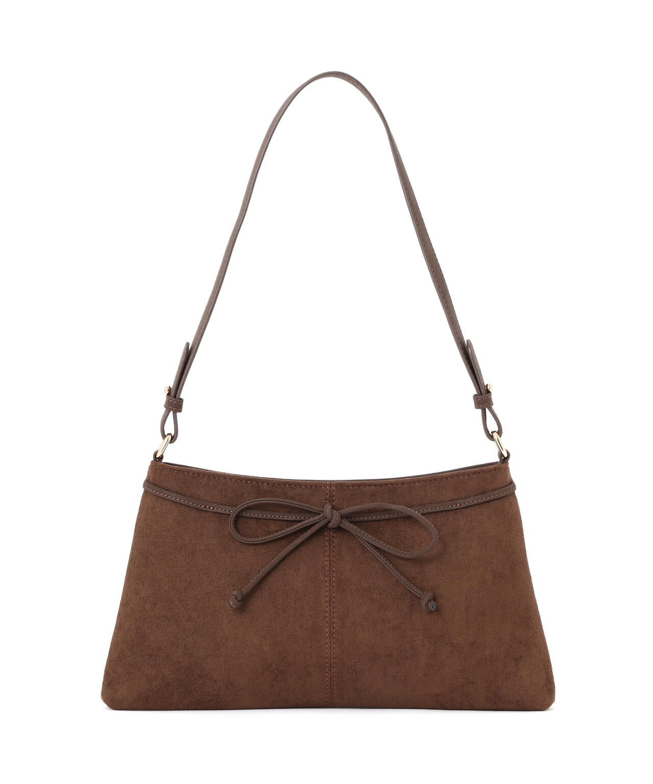 フェイクスエードリボンショルダーバッグ