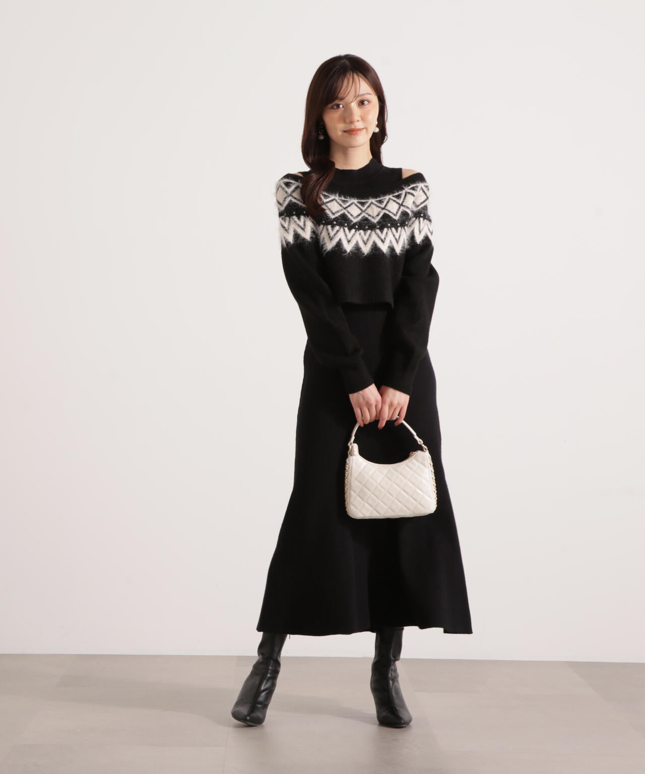 キルティングチェーンショルダーバッグ