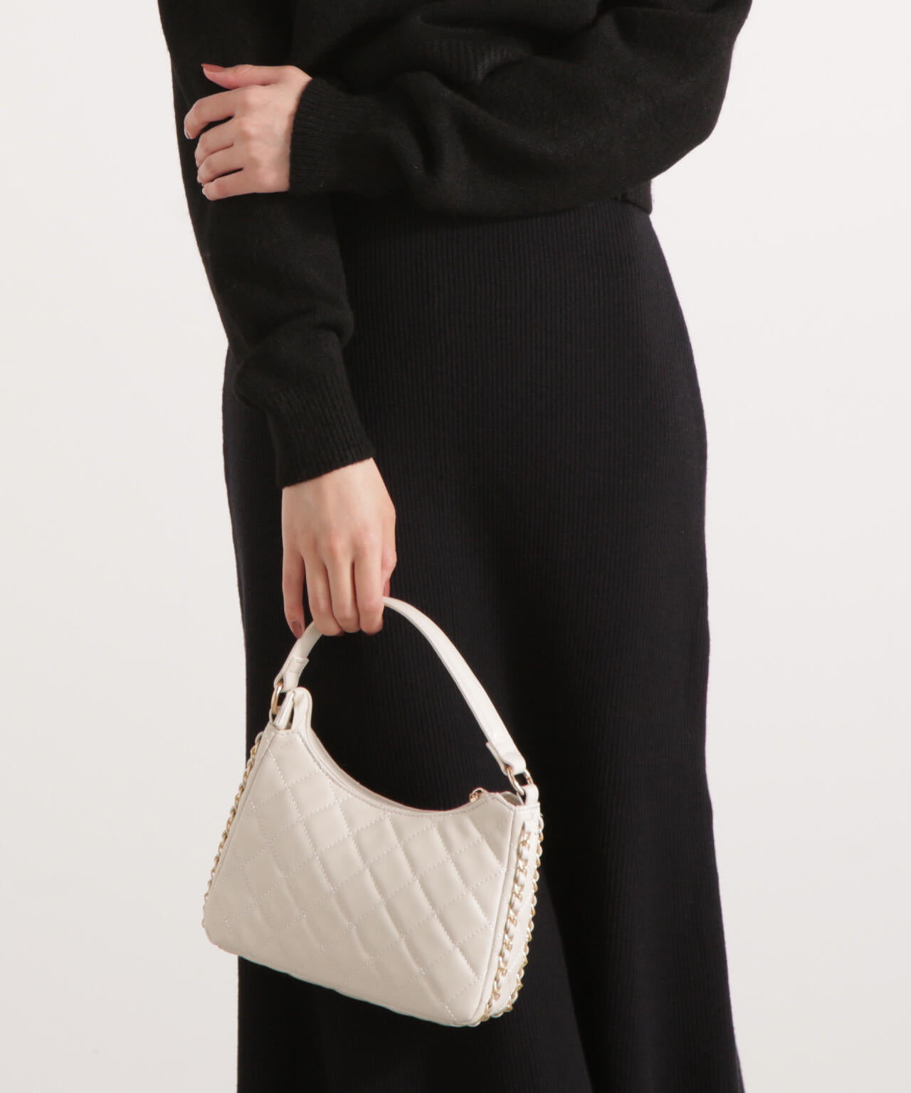 キルティングチェーンショルダーバッグ