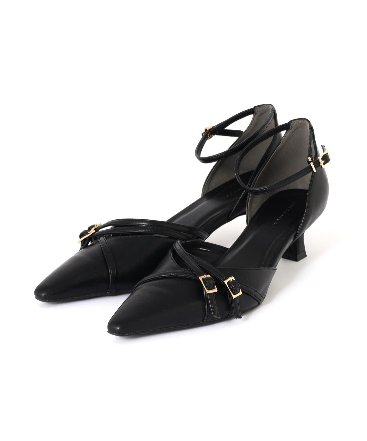 ストラップパンプス