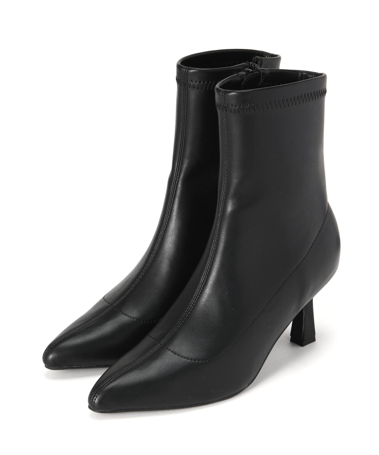 ポインテッドフレアヒールブーツ