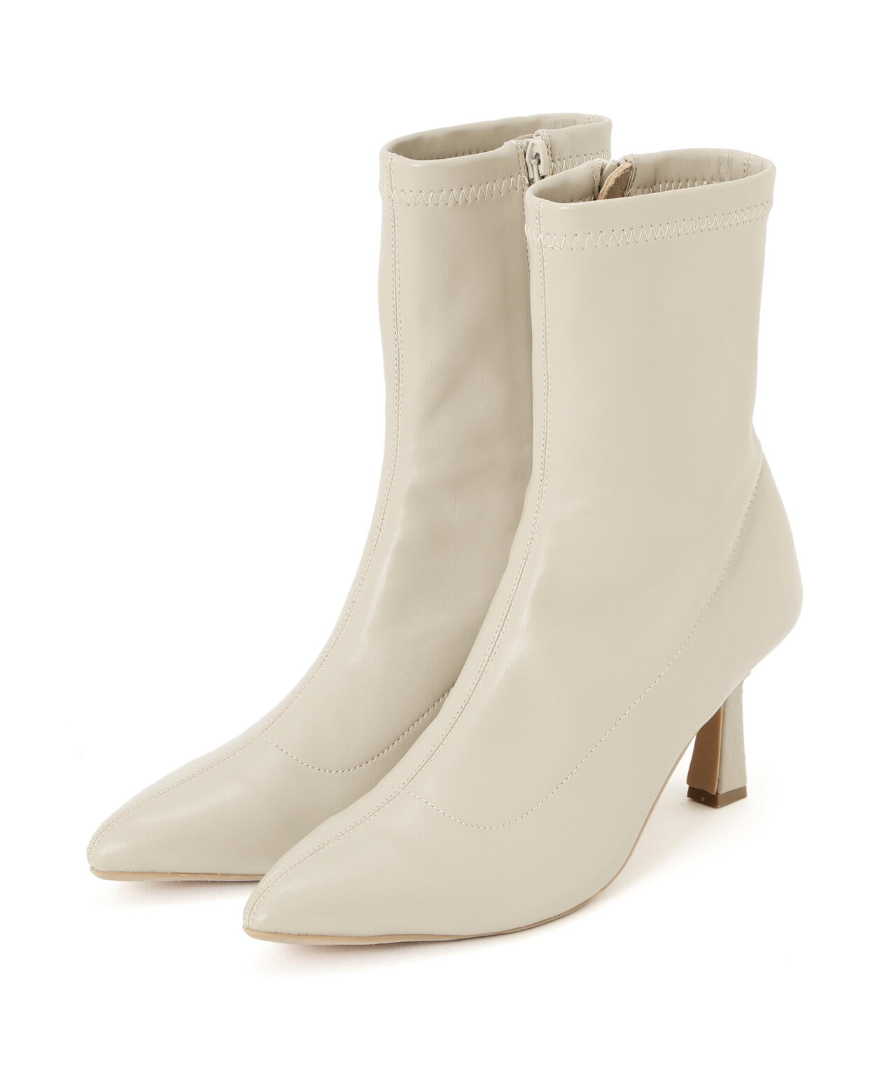 ポインテッドフレアヒールブーツ