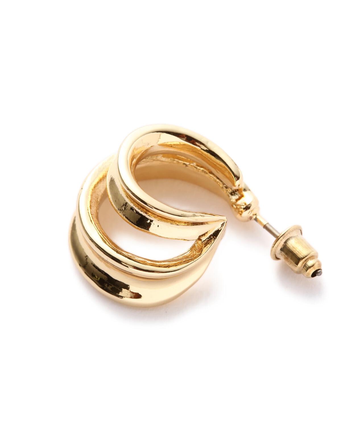 ダブルフープピアス