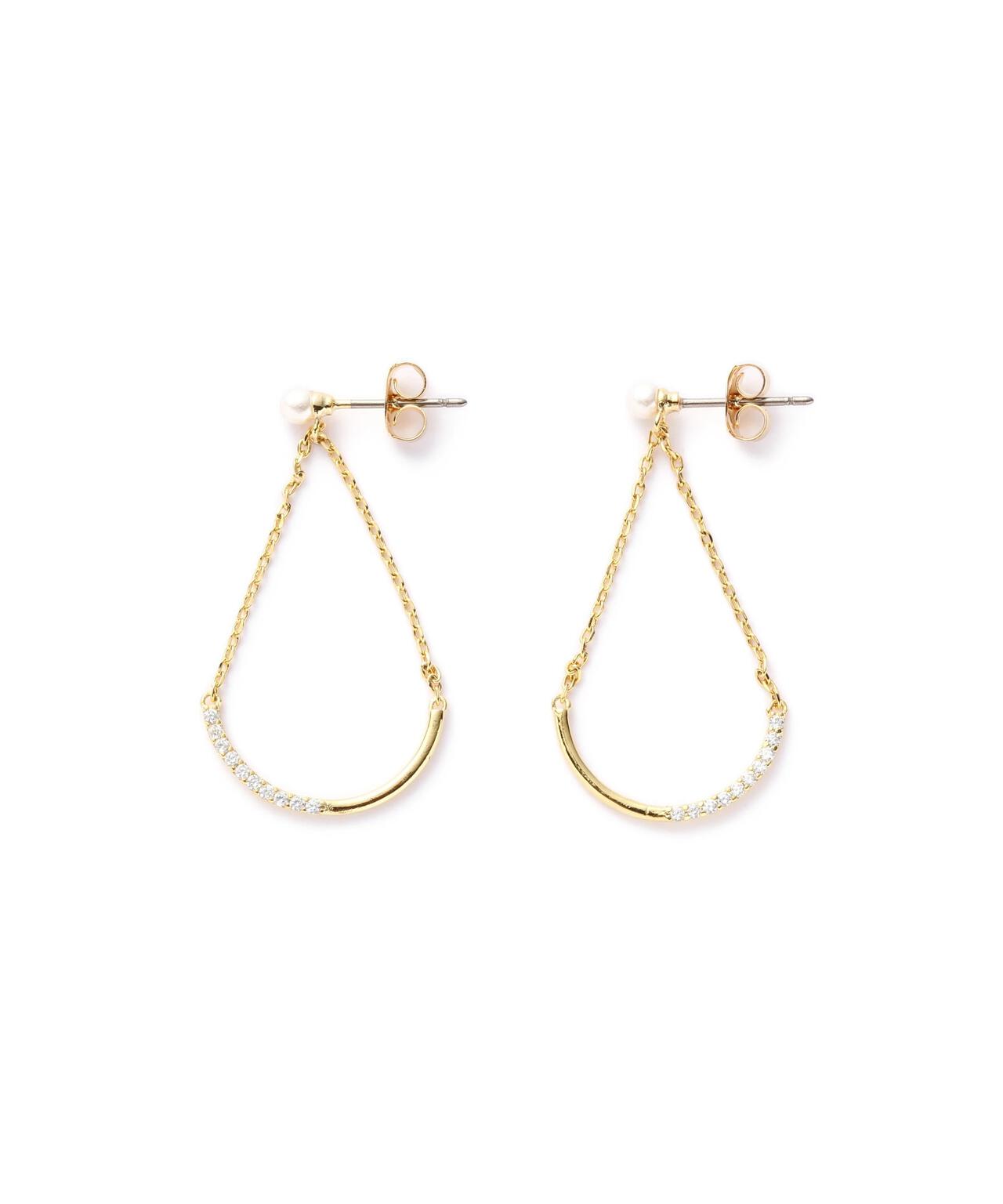 ドロップビジューピアス