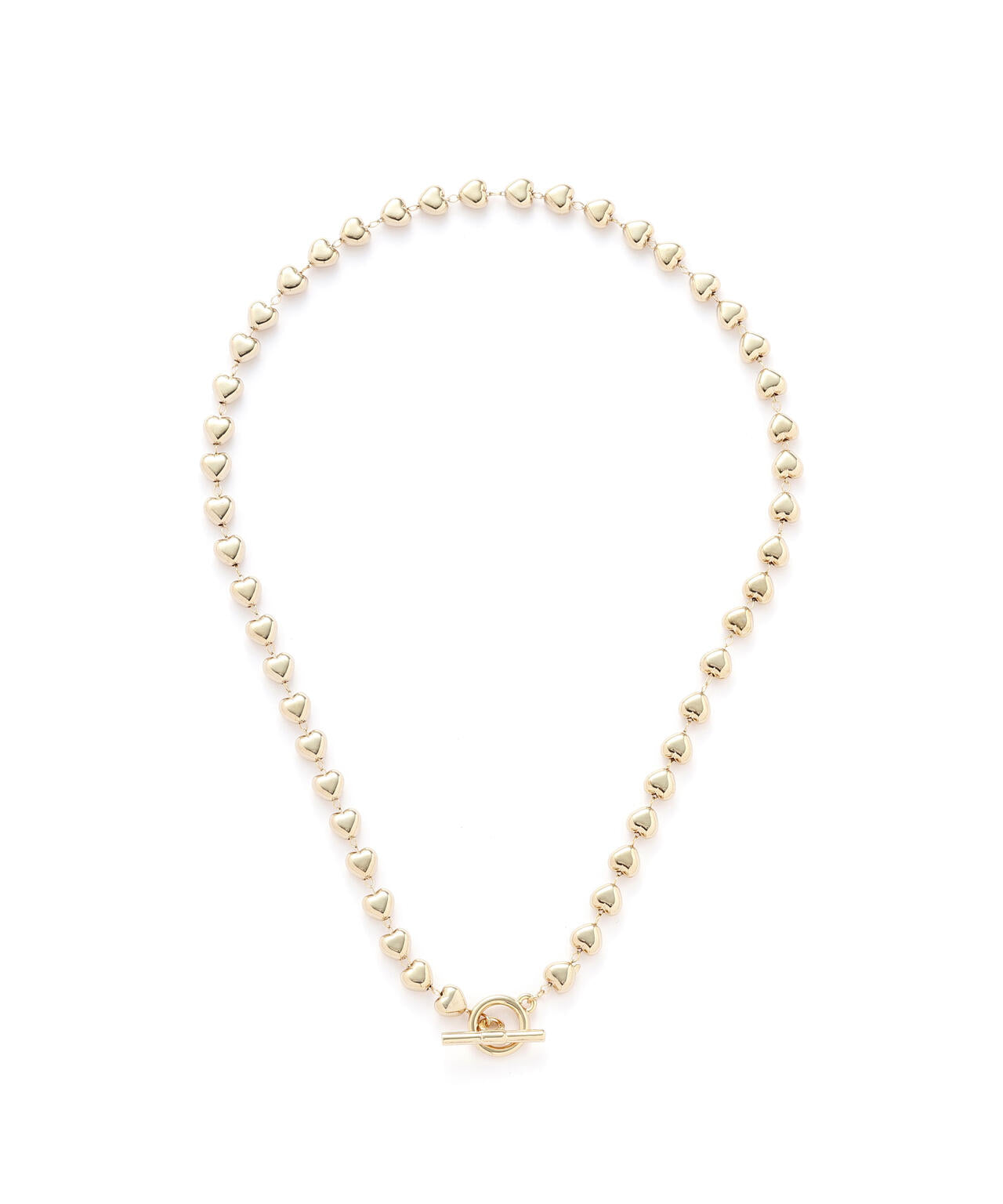 ハートチェーンネックレス