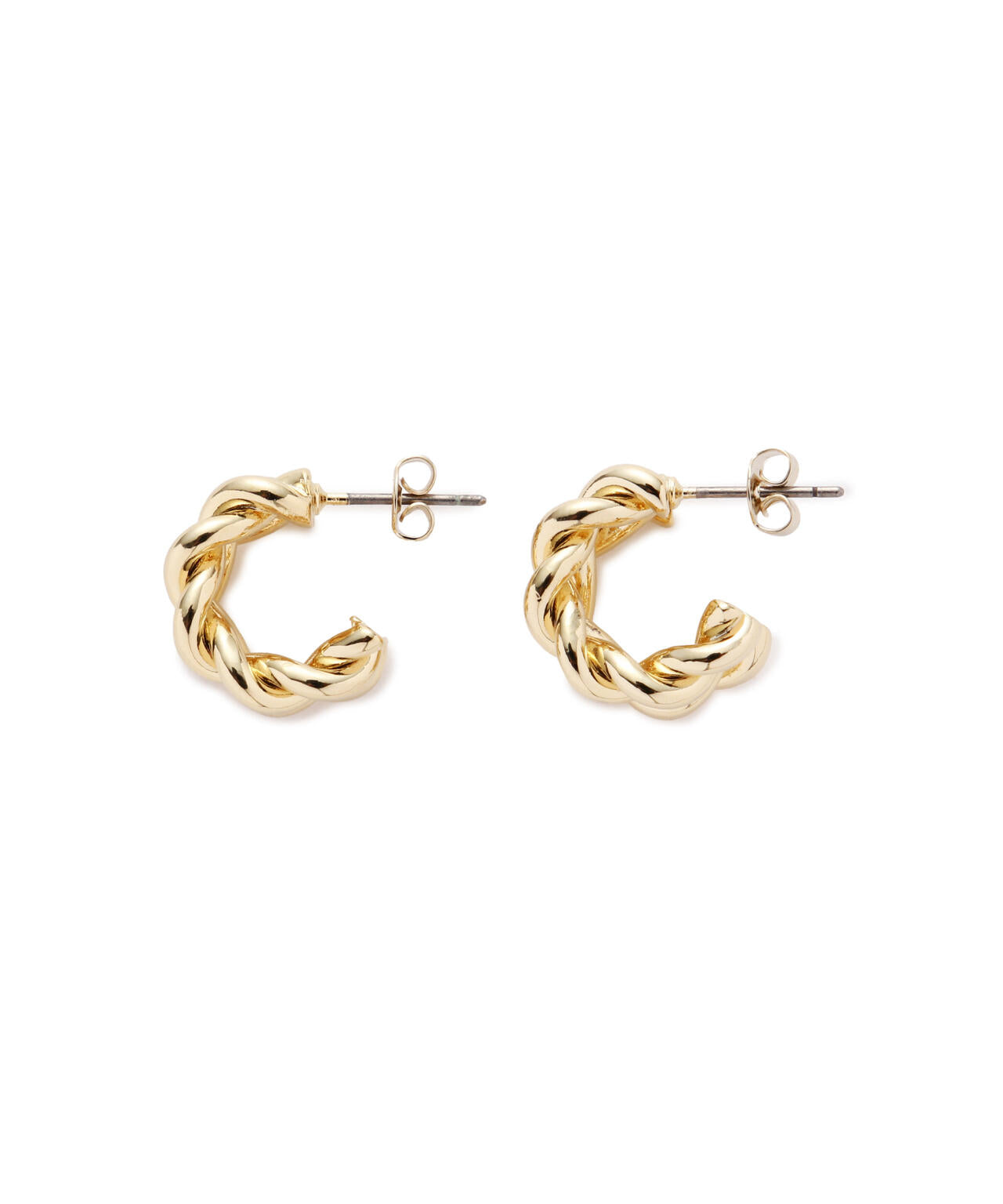 ツイストフープピアス