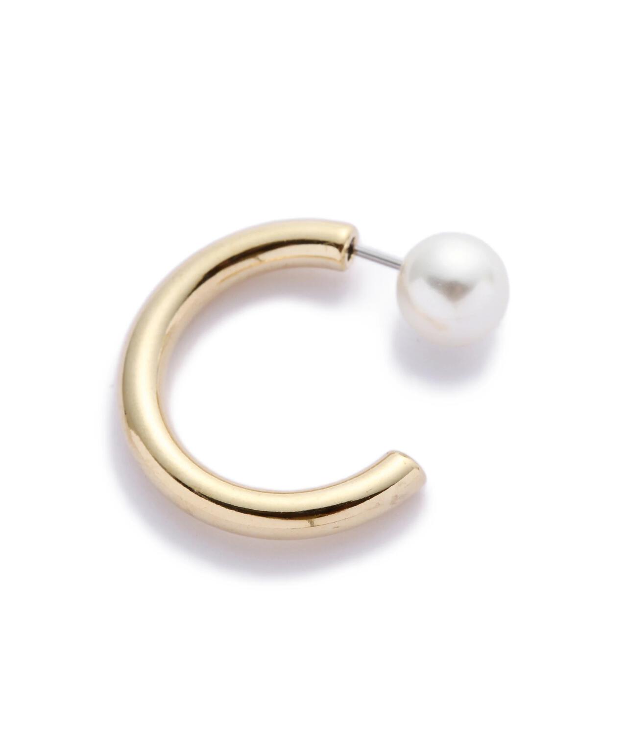 パールフープピアス