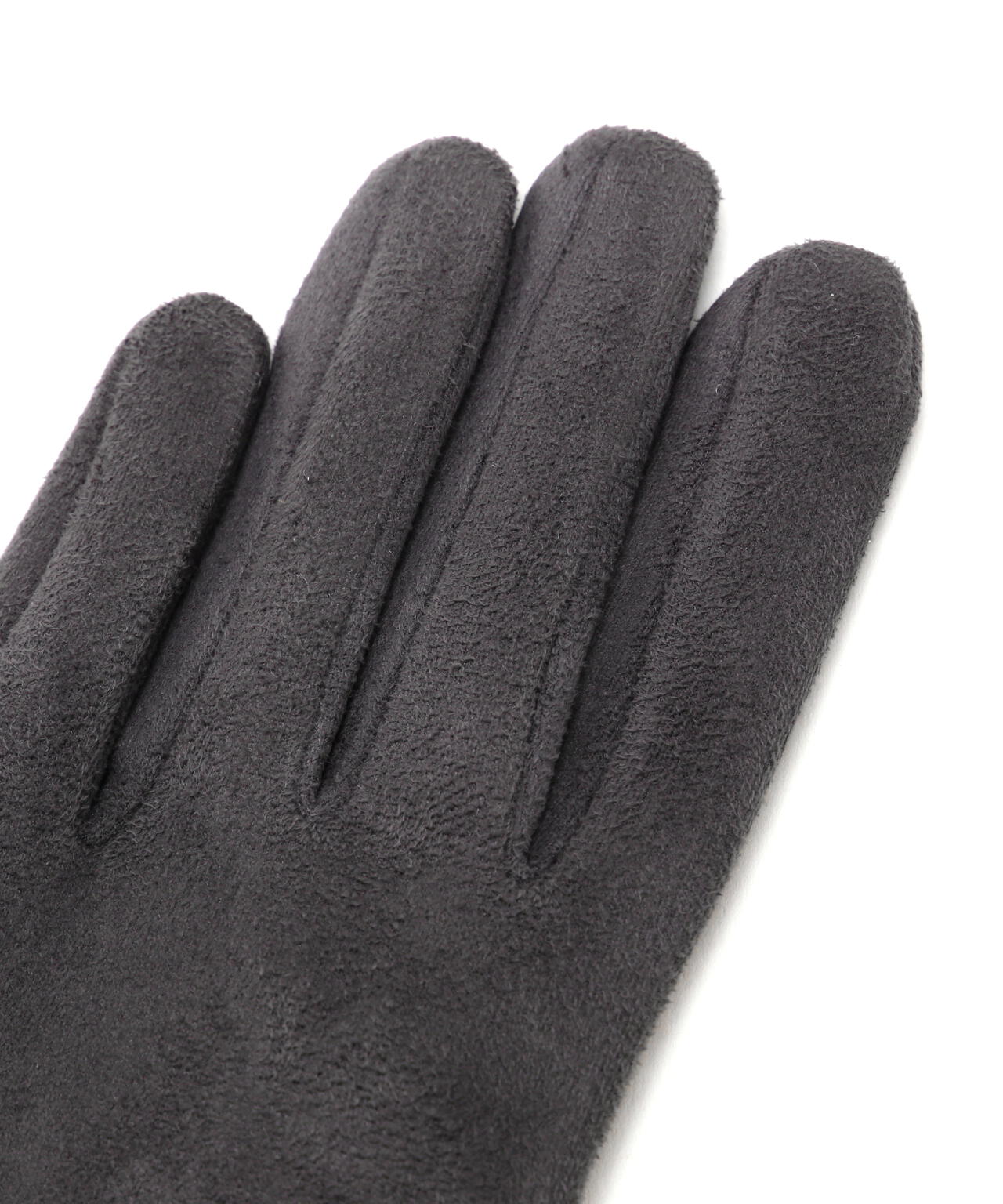 フェイクスエードファーグローブ