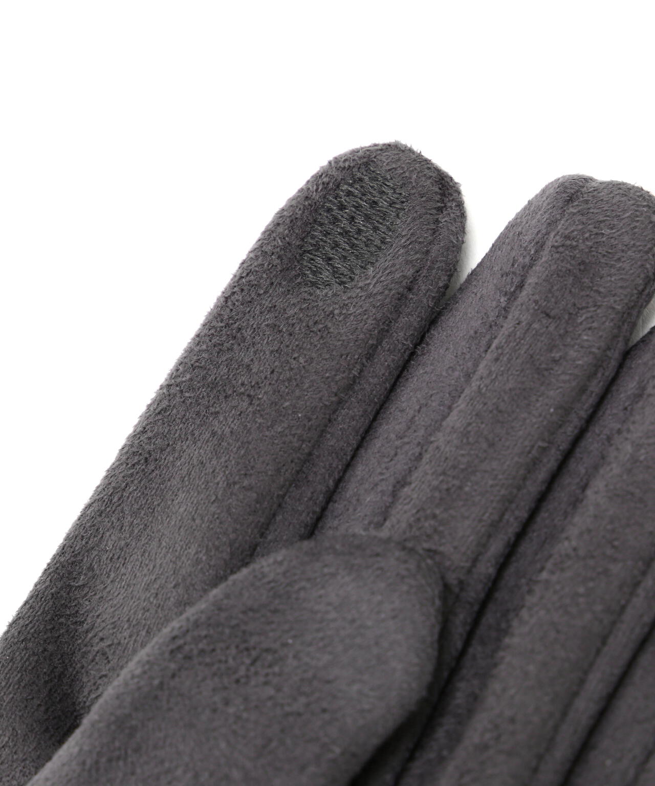 フェイクスエードファーグローブ