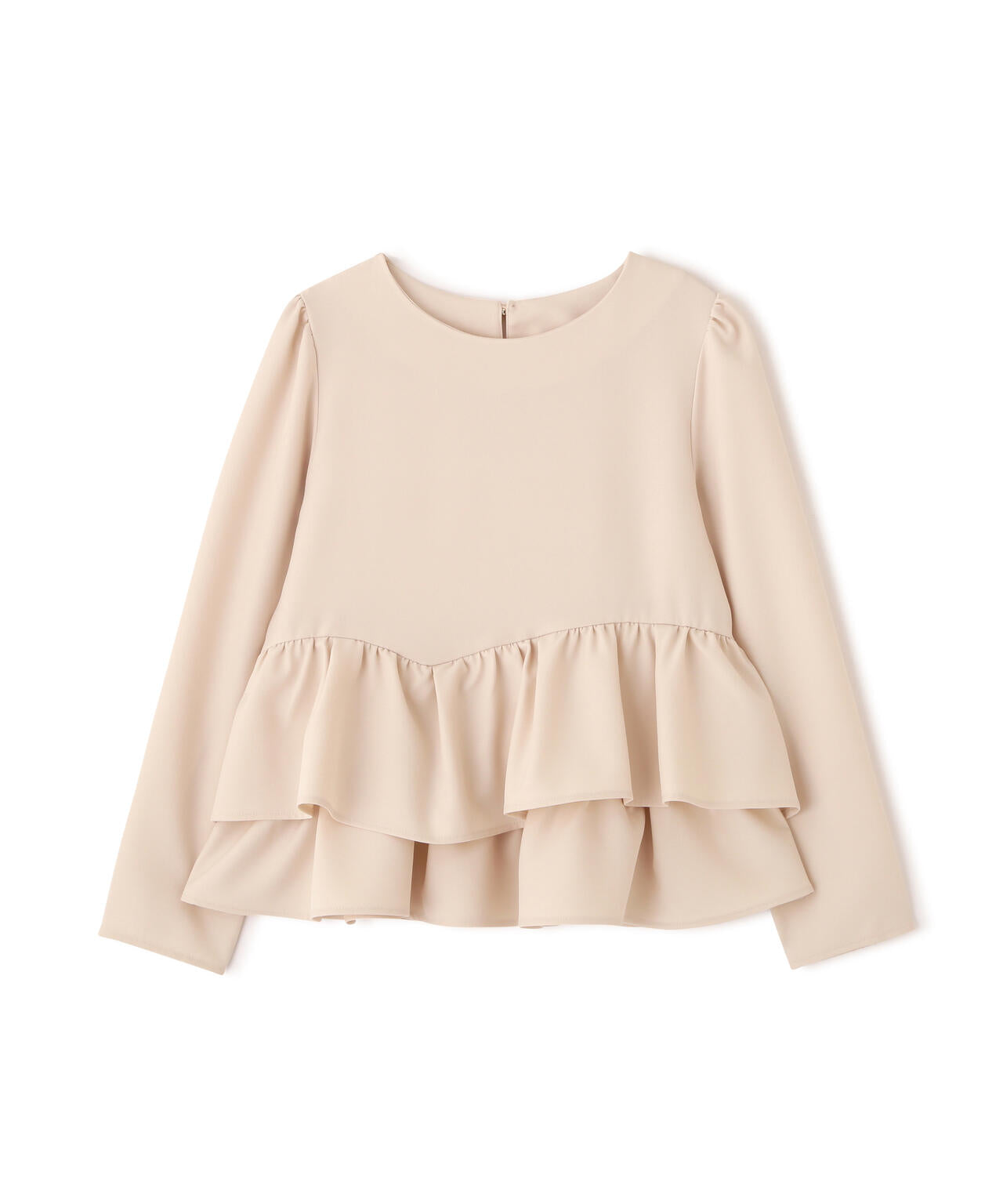 ランダムヘムペプラムブラウス