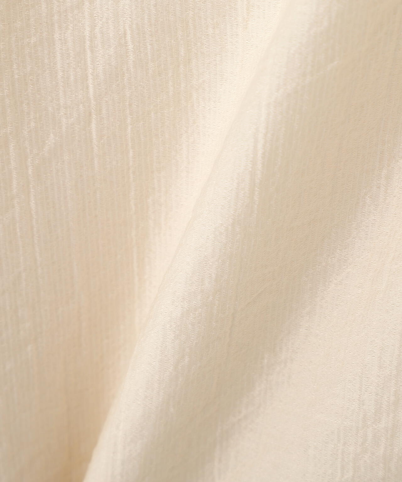 シアー楊柳ラッフルブラウス