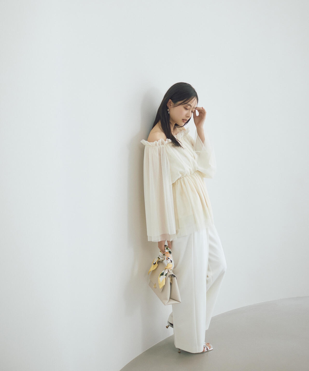 model:165cm B:82 W:59 H:86 S:25cm 着用サイズ:M