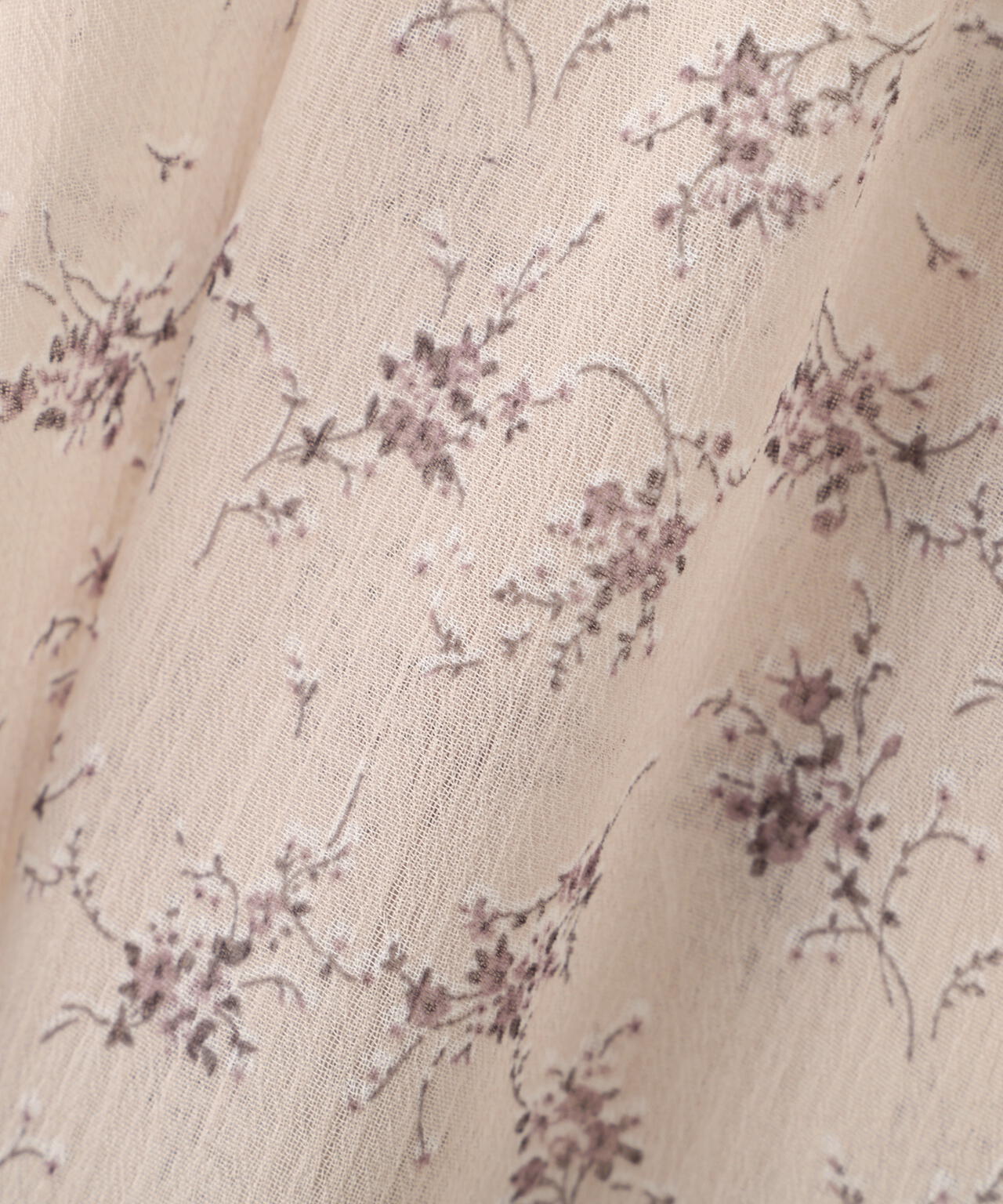 <ウォッシャブル>〈a/mie〉ジョーゼットボリュームブラウス