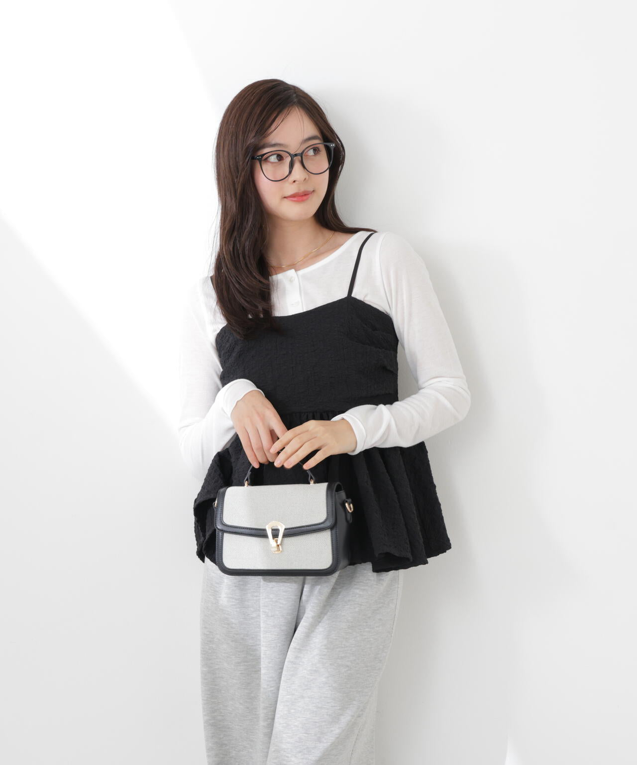 〈a/mie〉膨れジャガードビスチェ