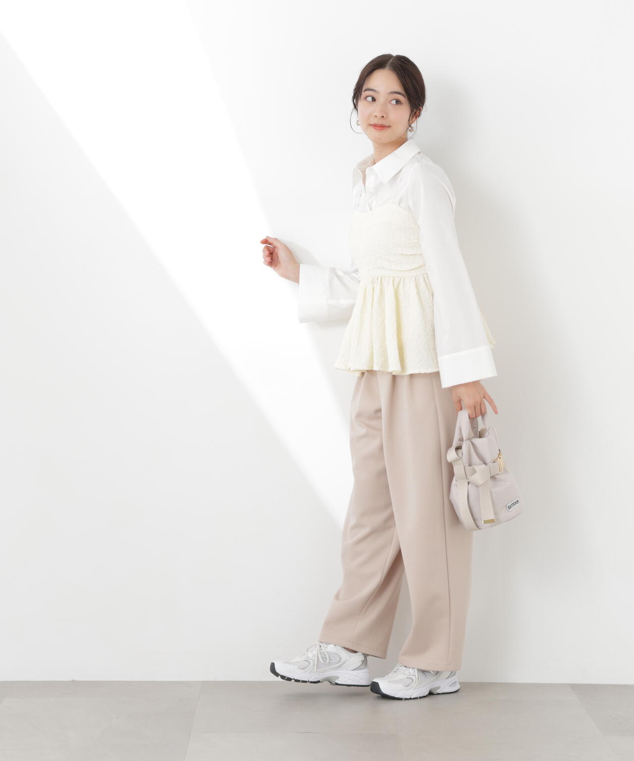 165cm B:82 W:59 H:86 S:25cm 着用サイズ:FR