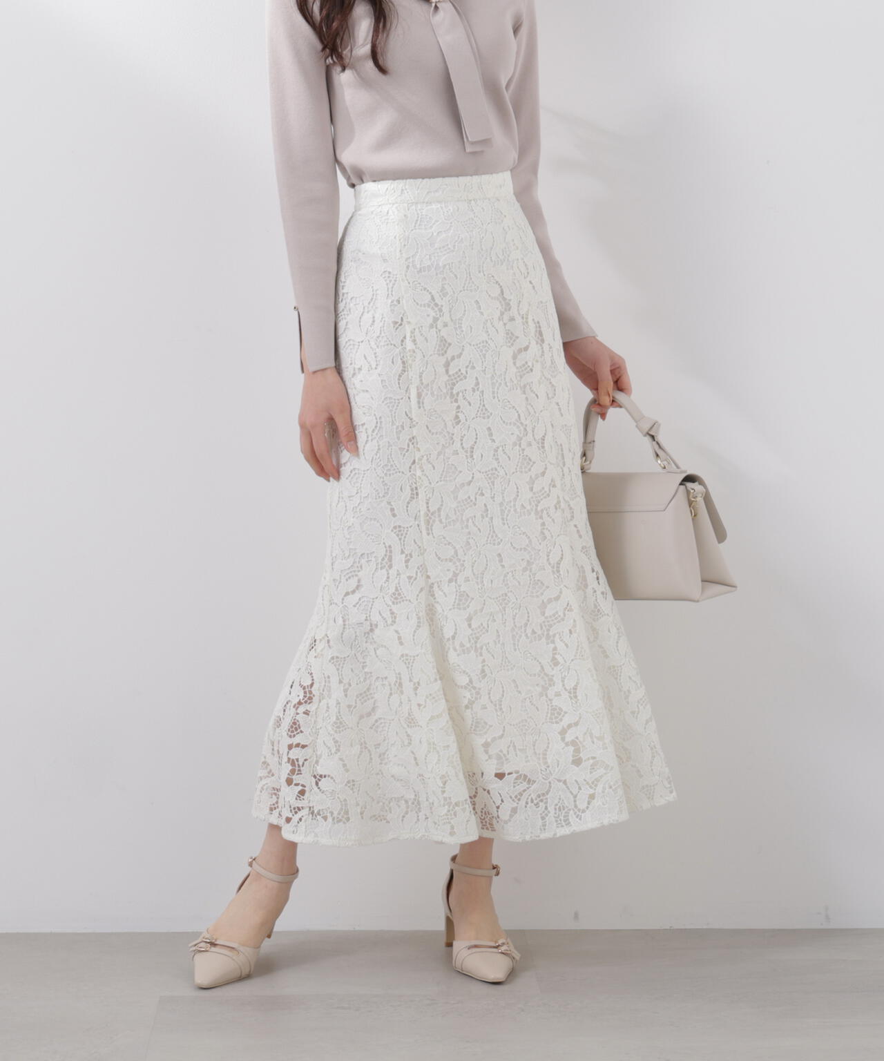 レースマーメイドスカート