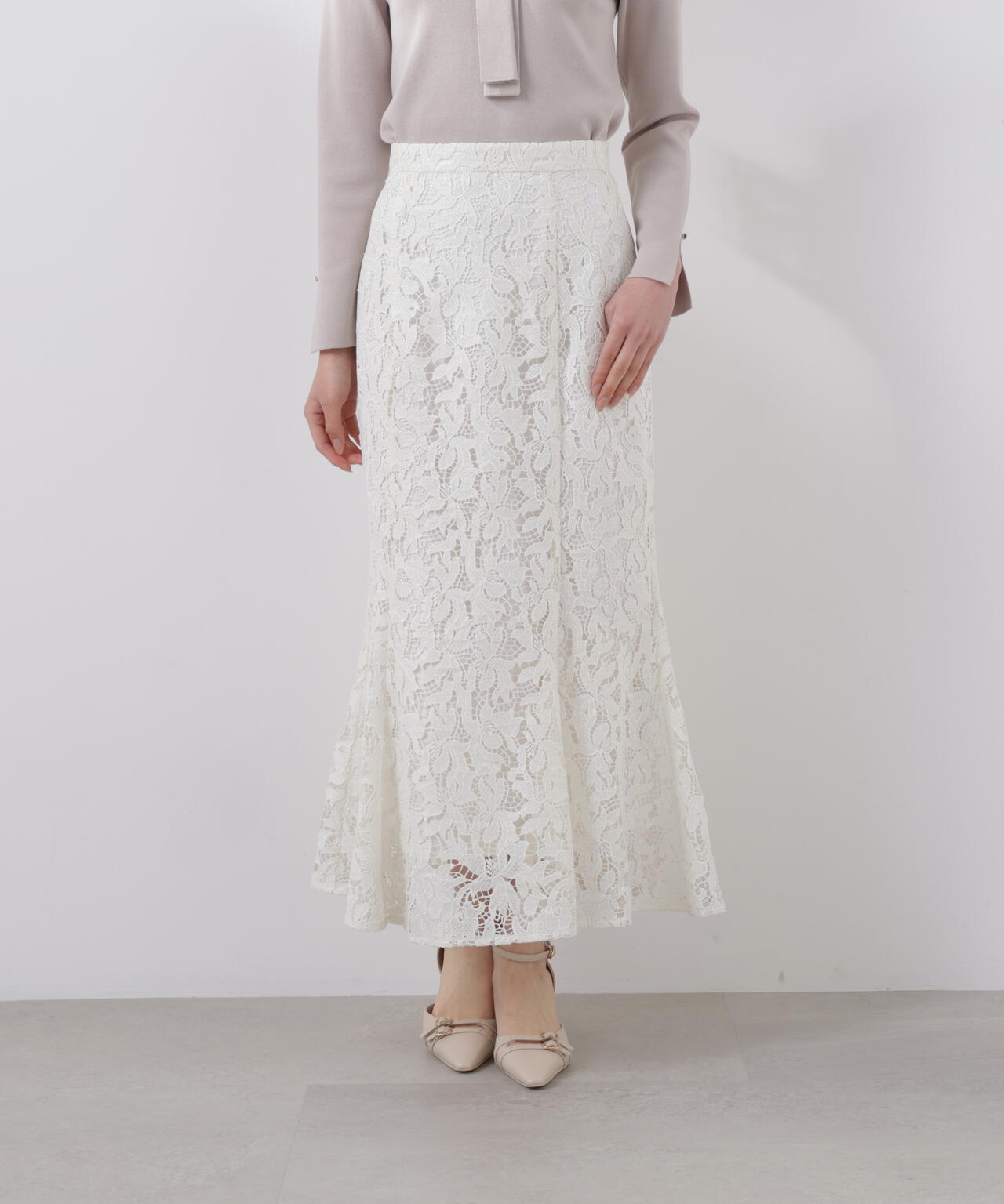 レースマーメイドスカート