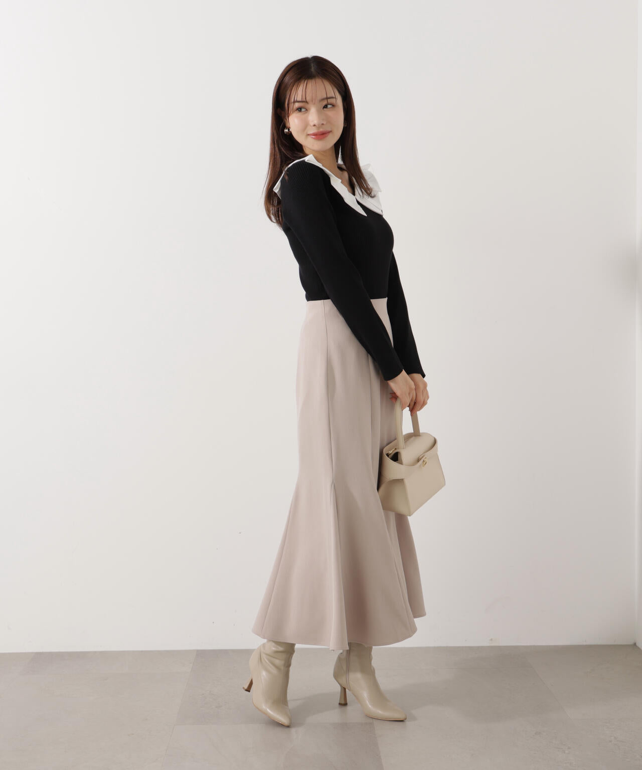 ハイウエストマーメイドスカート