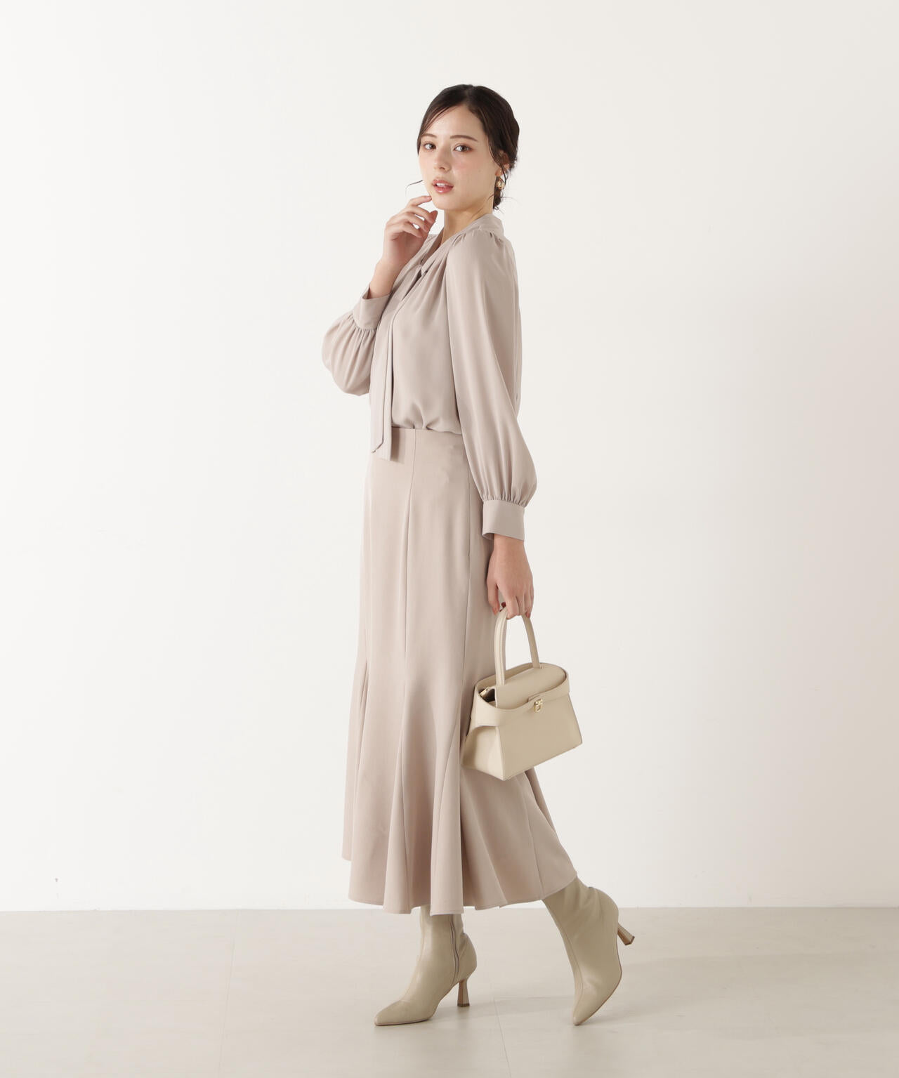 ハイウエストマーメイドスカート