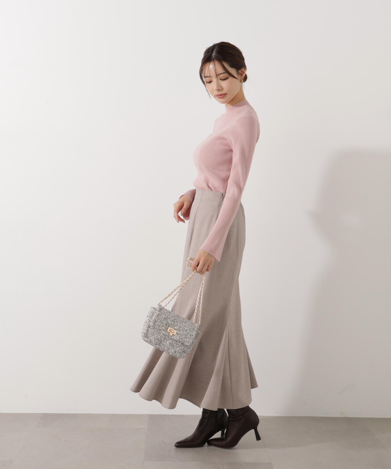 ハイウエストマーメイドスカート