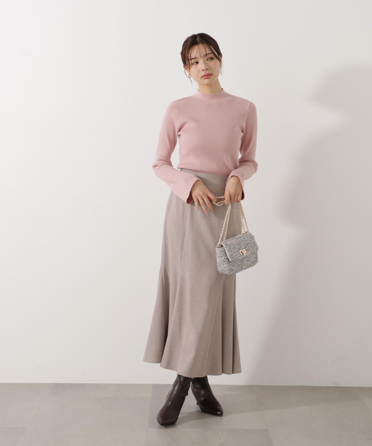 ハイウエストマーメイドスカート