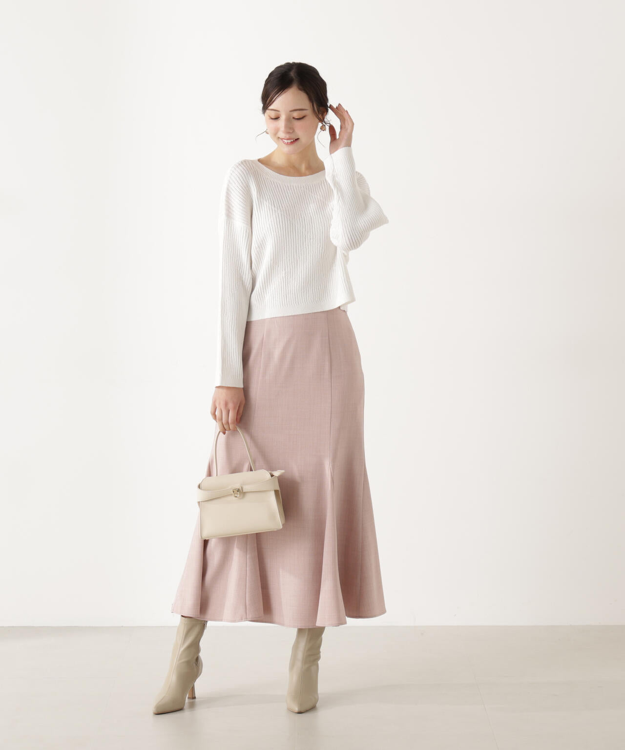 ハイウエストマーメイドスカート