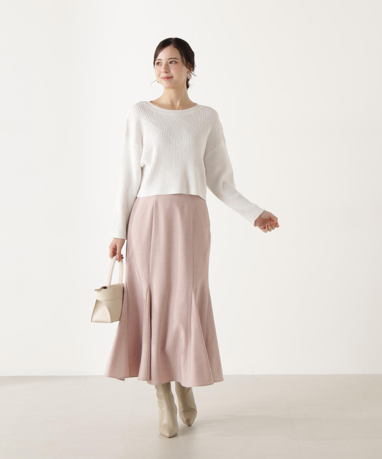 ハイウエストマーメイドスカート