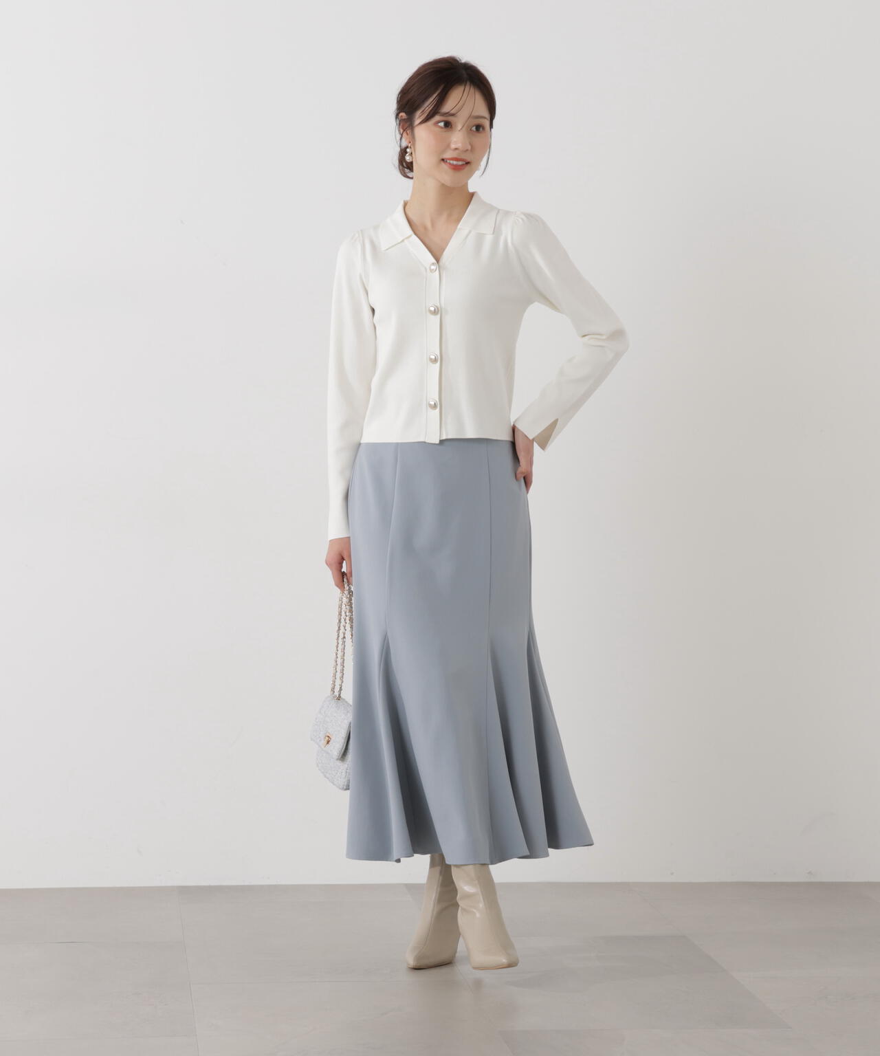 ハイウエストマーメイドスカート