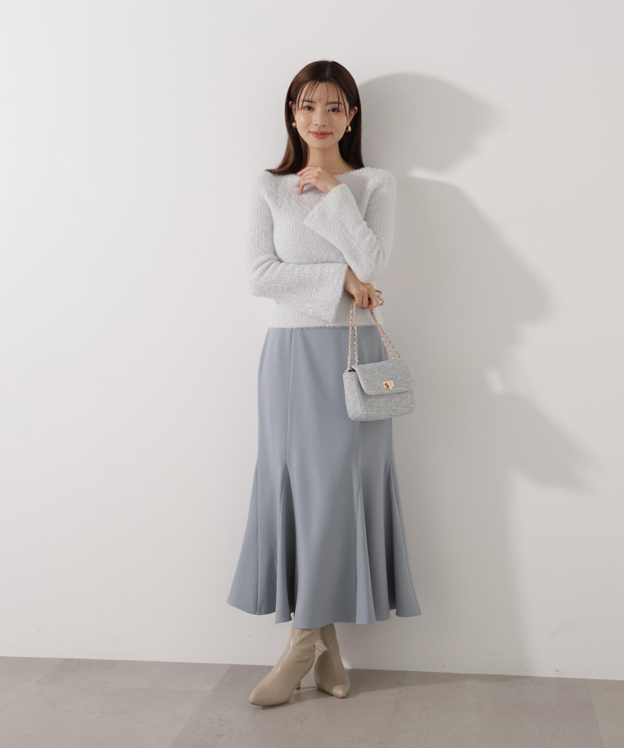 ハイウエストマーメイドスカート