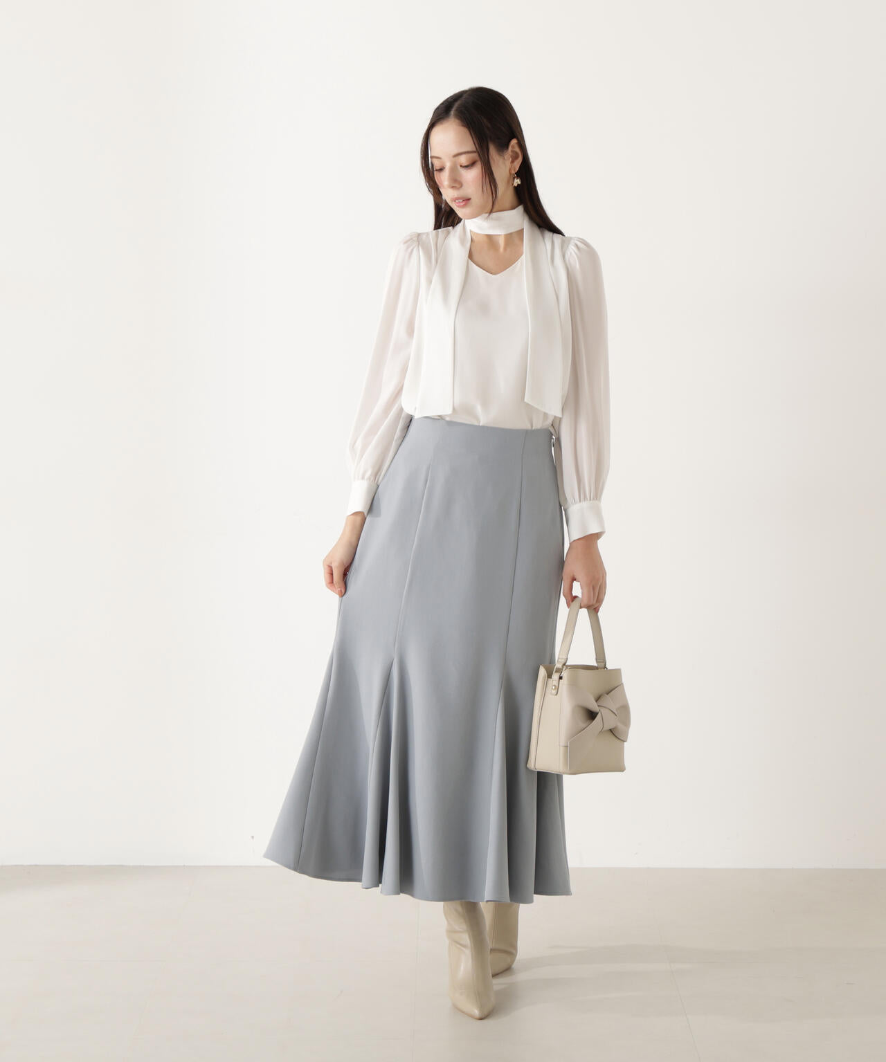 ハイウエストマーメイドスカート