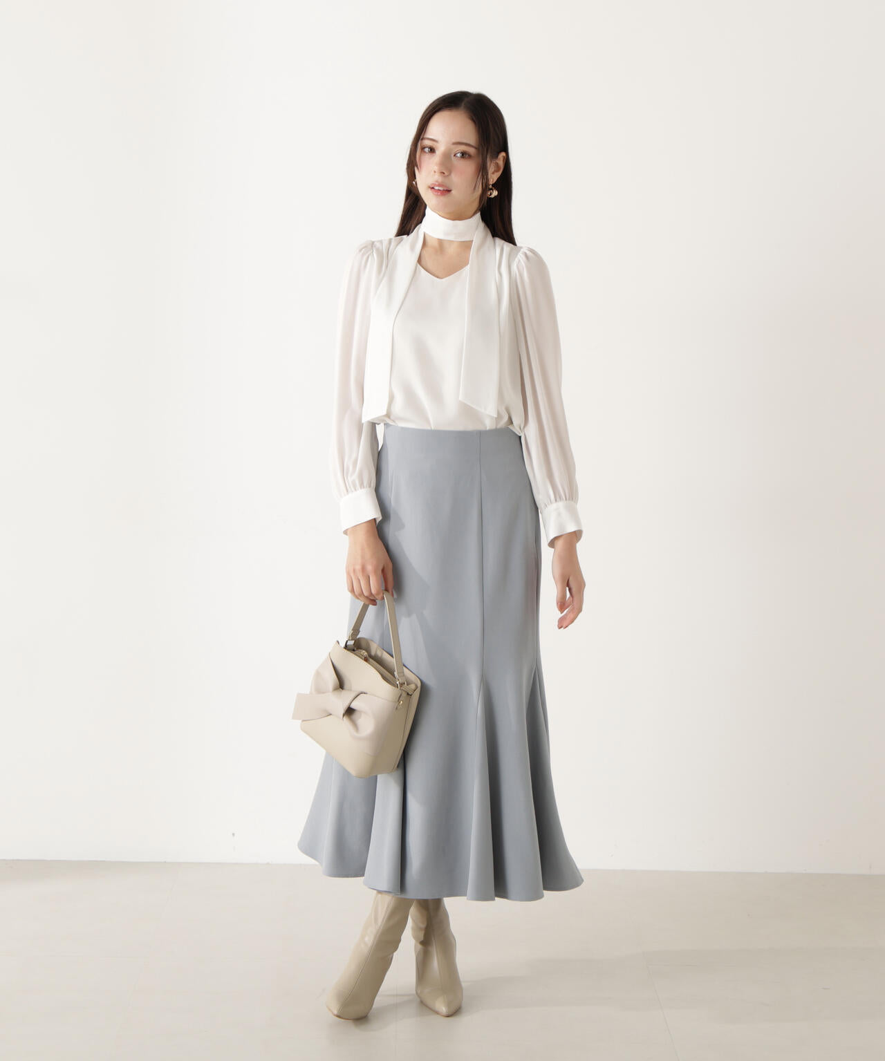 ハイウエストマーメイドスカート