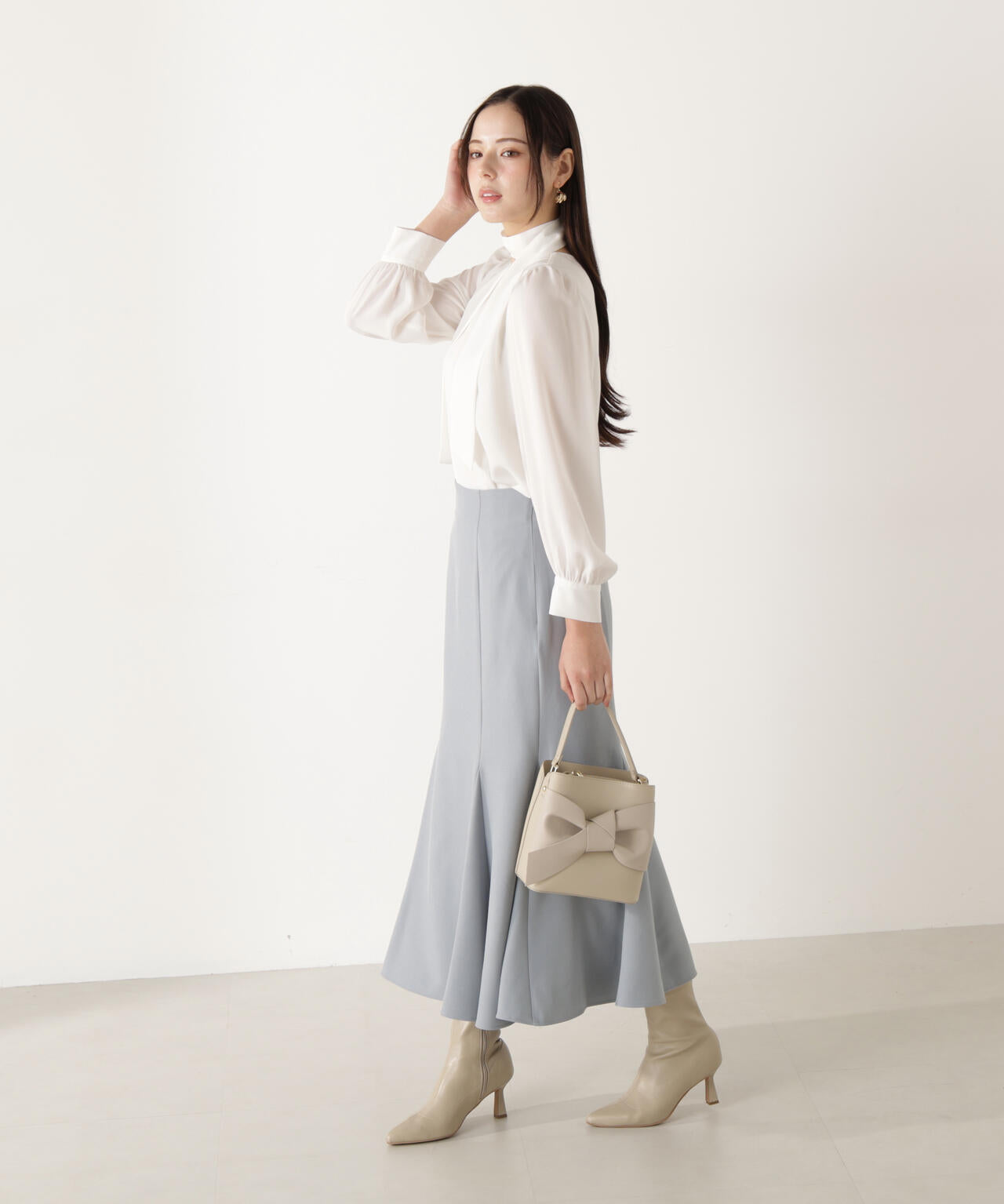 ハイウエストマーメイドスカート