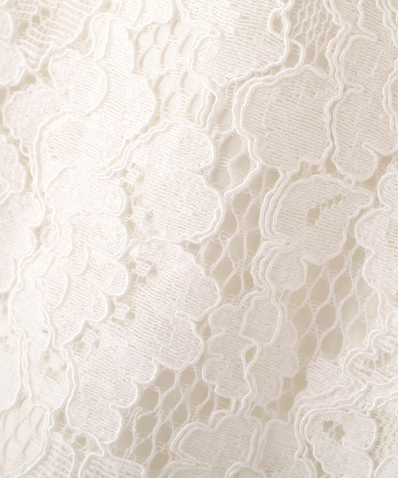 チュールドッキングレーススカート