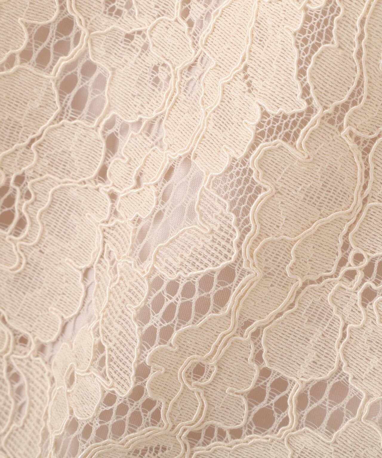 チュールドッキングレーススカート