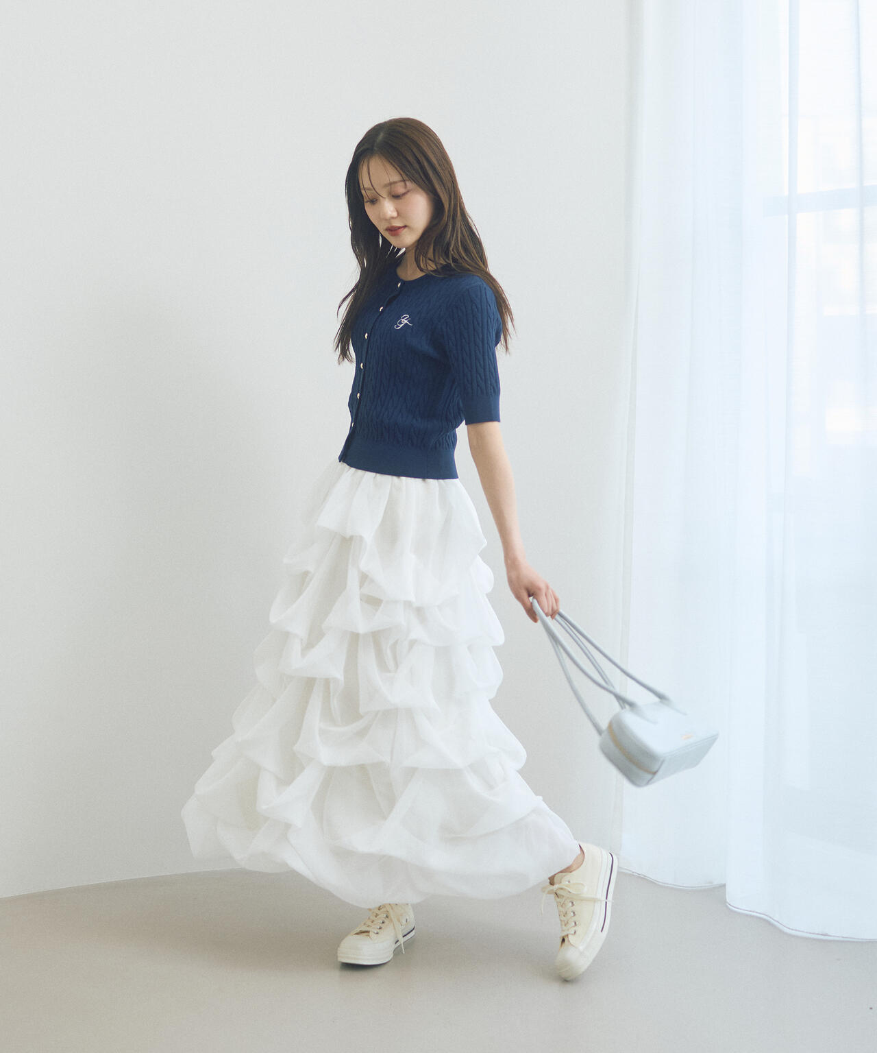 <山内ともなさんコラボ>タックバルーンスカート