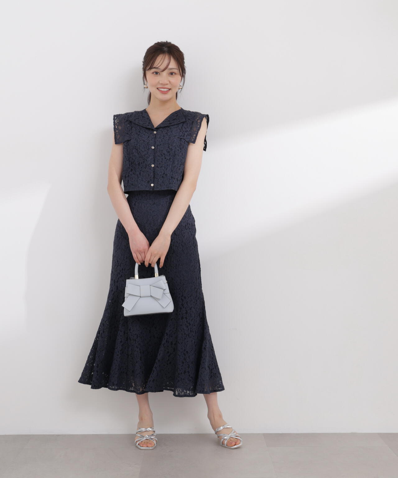 <加藤栞さん着用>レースマーメイドスカート