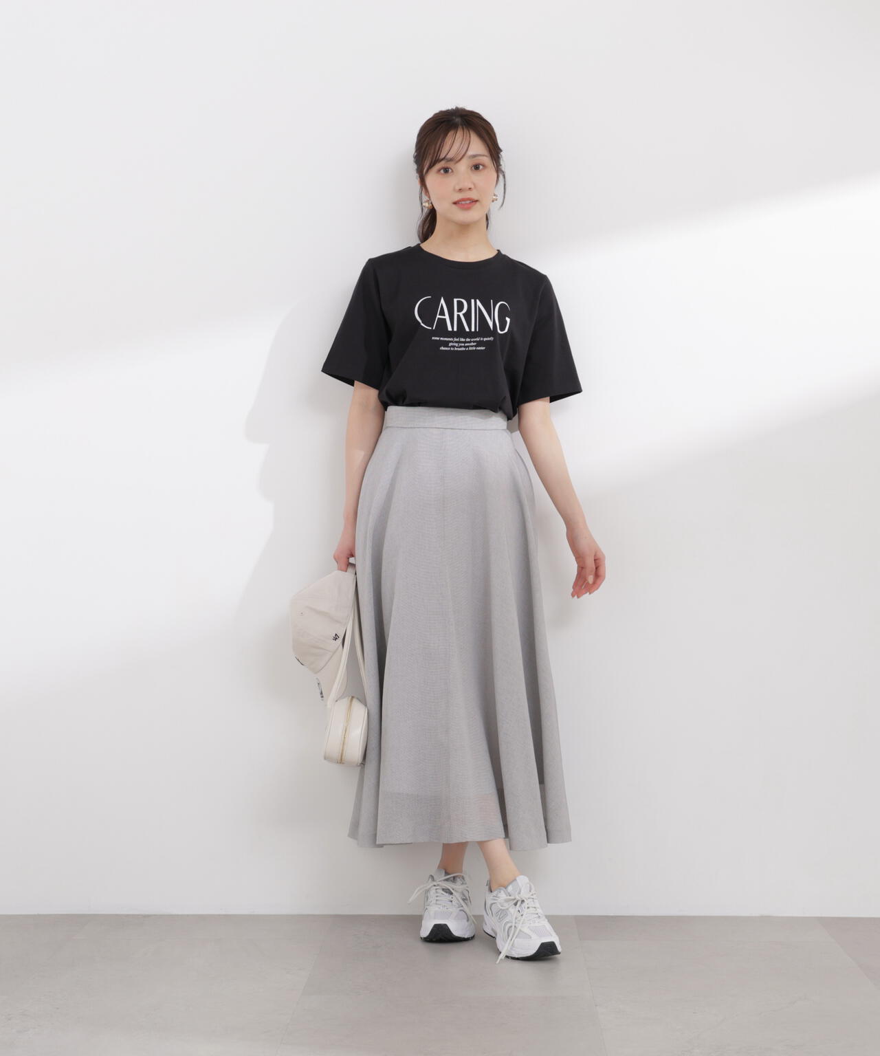 <加藤栞さん着用>メッシュサーキュラースカート