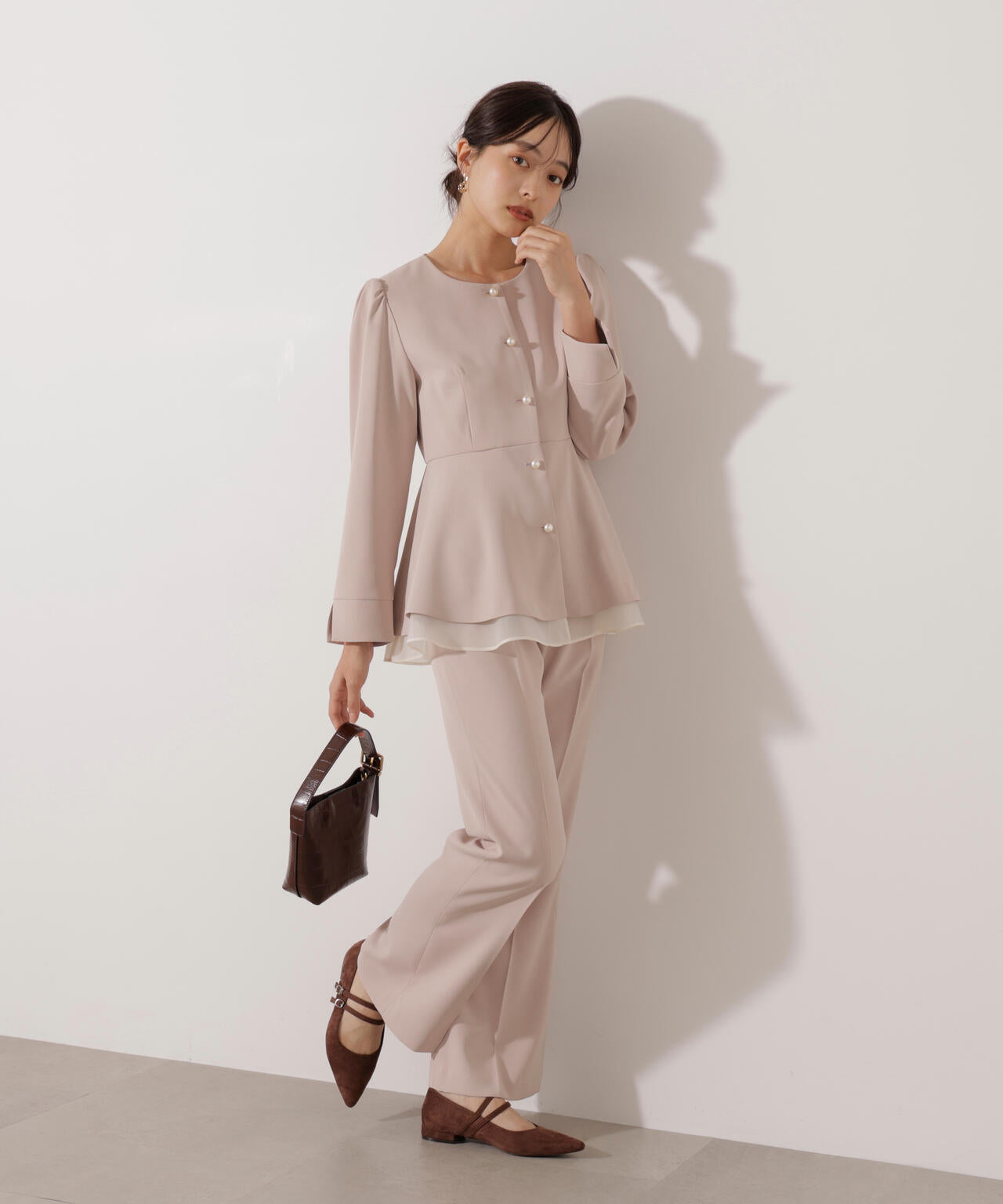 美フレアパンツ