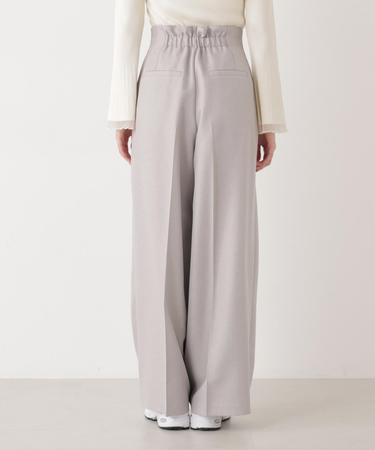 ビットハイウエストワイドパンツ