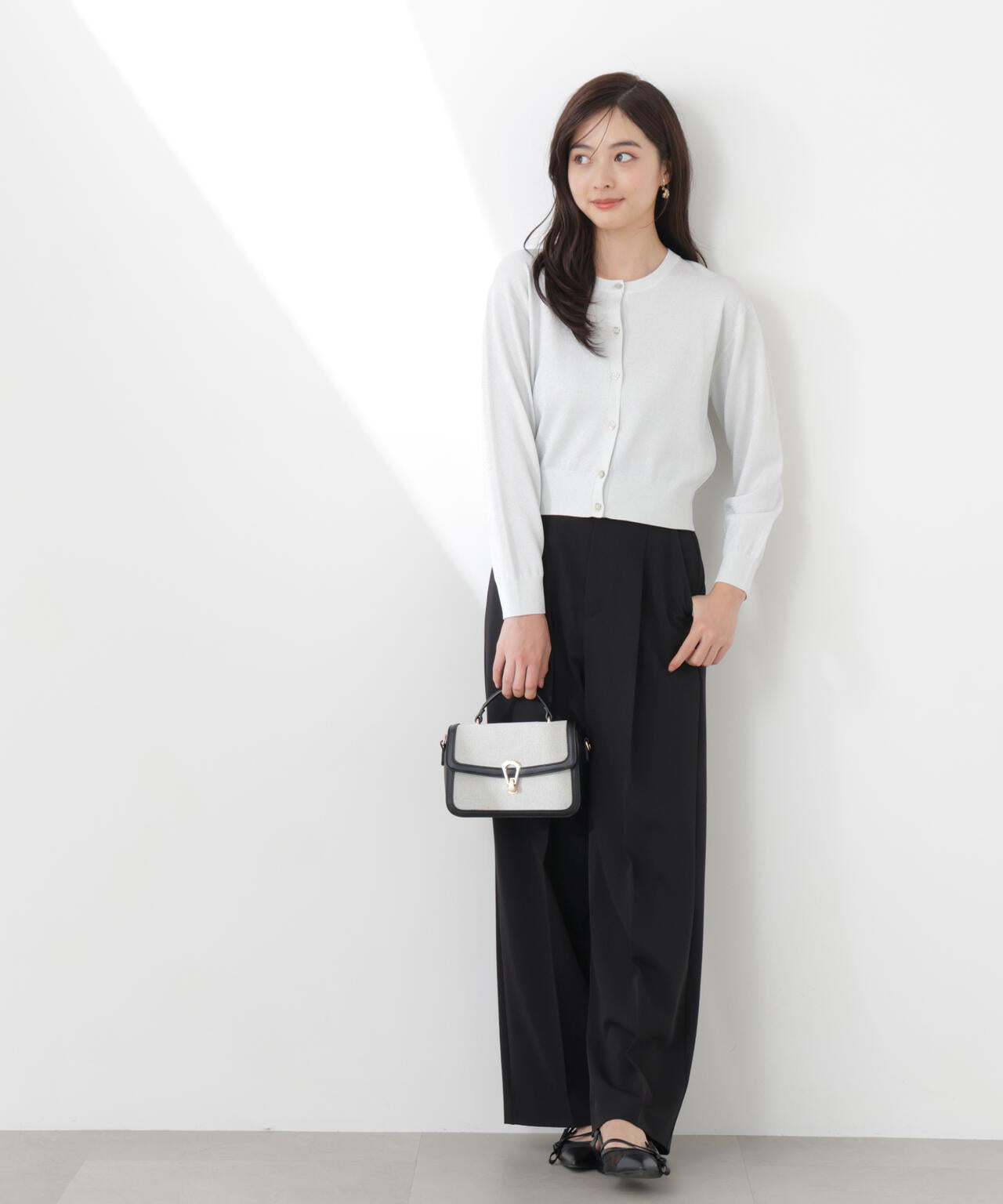 model:166cm B:78 W:56 H:83 S:24.5cm 着用サイズ:M