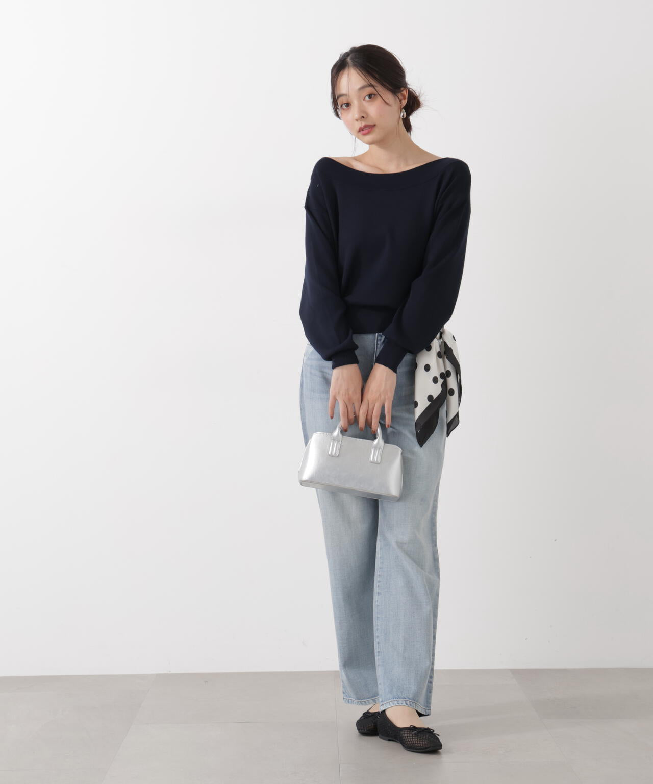 165cm B:82 W:59 H:86 S:25cm 着用サイズ:M