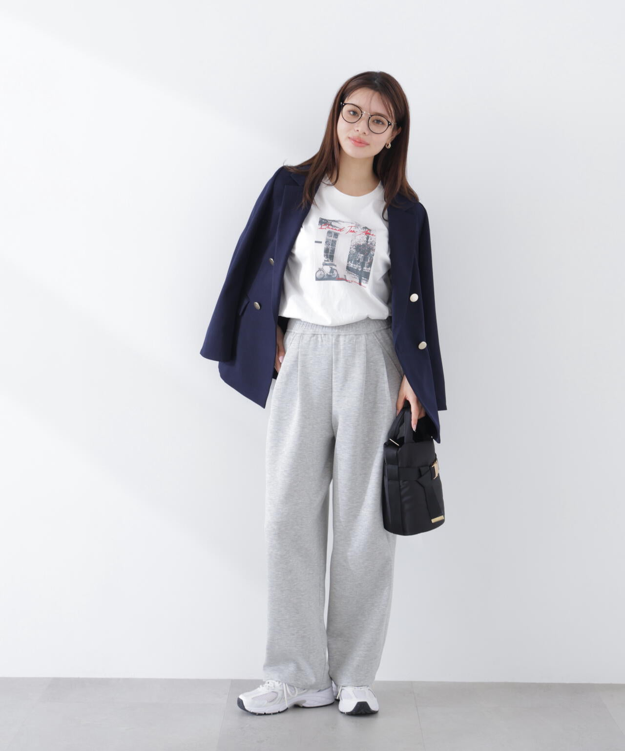 〈a/mie〉カットイージータックパンツ