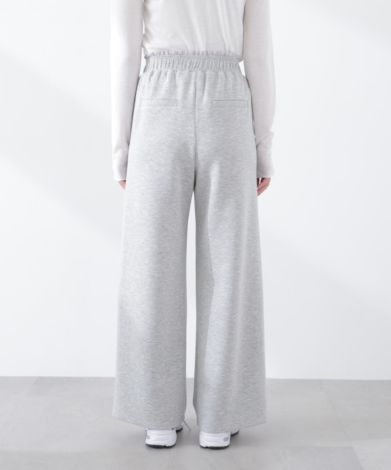 〈a/mie〉カットイージーワイドパンツ