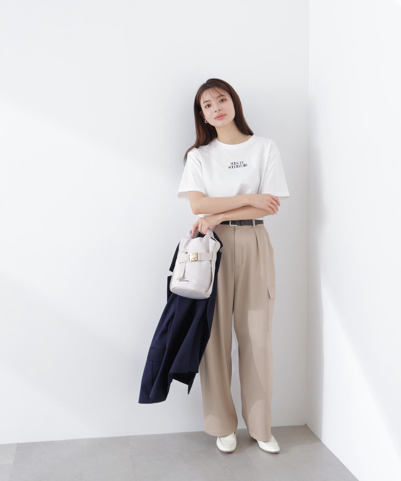 〈a/mie〉カーゴパンツ