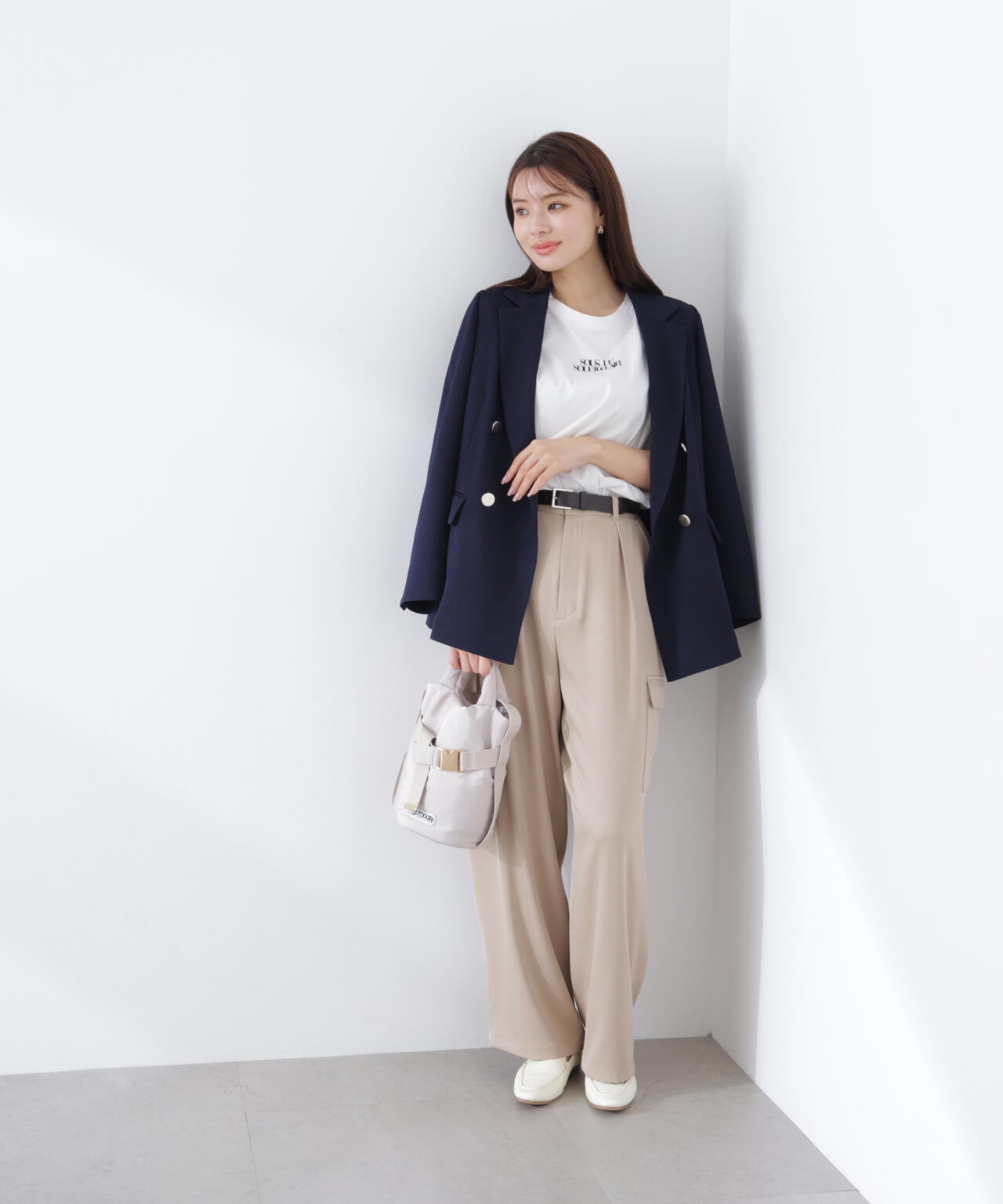 〈a/mie〉カーゴパンツ