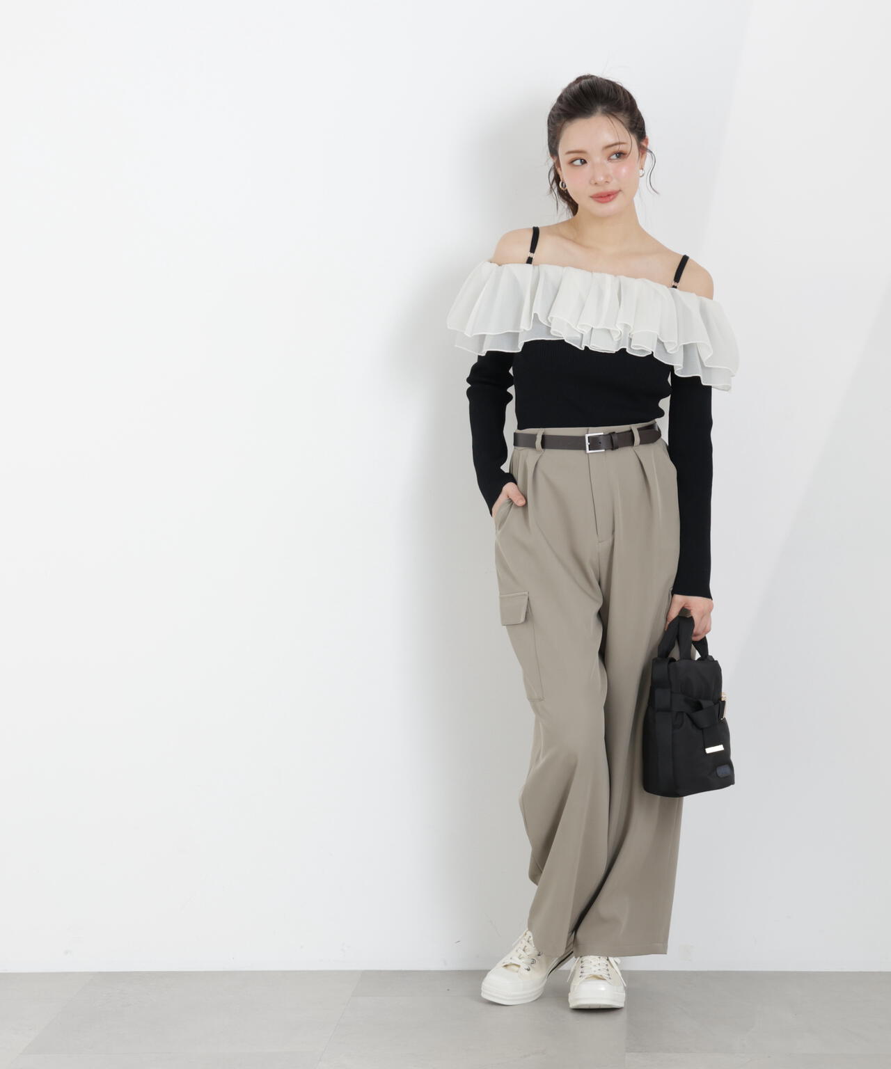 〈a/mie〉カーゴパンツ