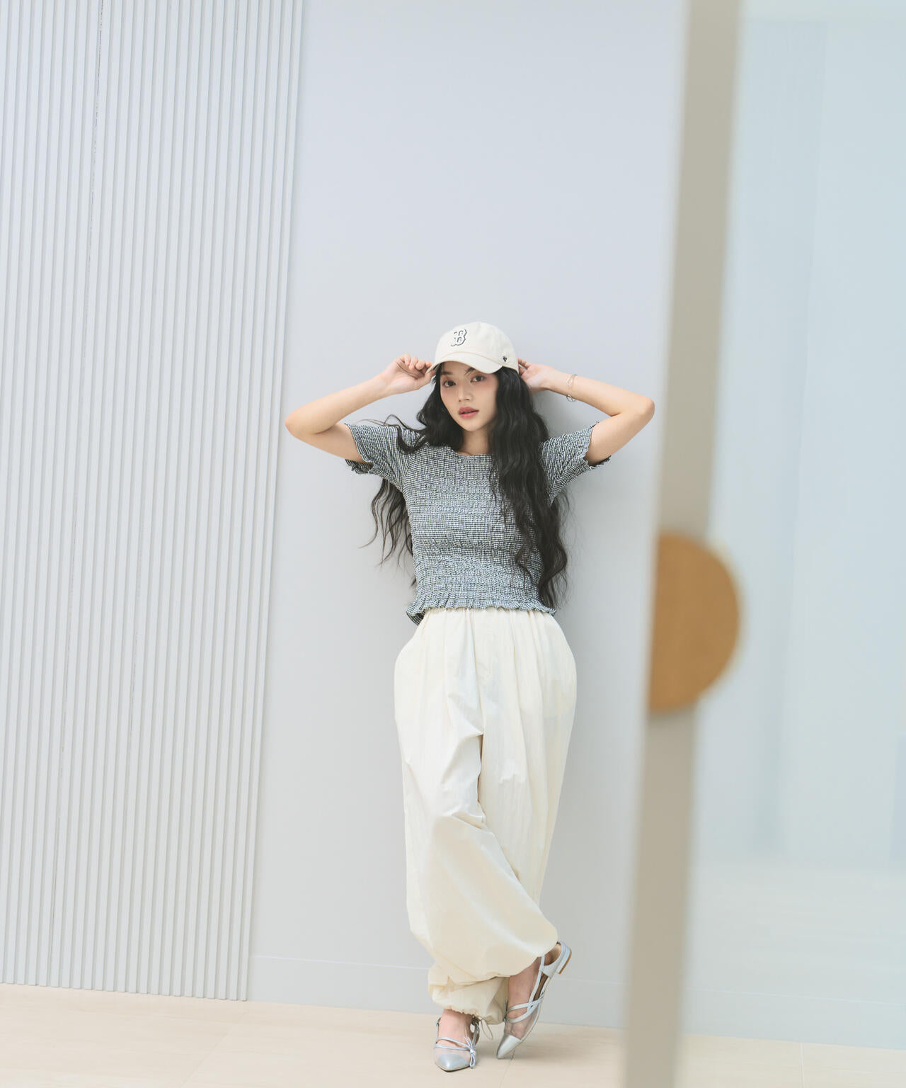 a/mie〉ナイロンタックパンツ | PROPORTION BODY DRESSING