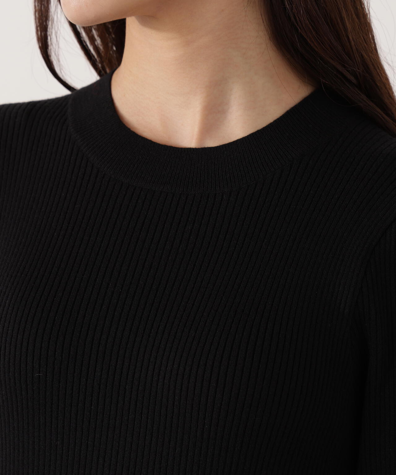 レースドッキングニットワンピース